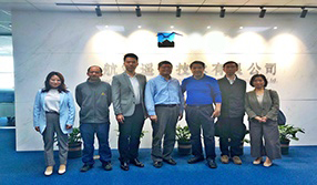 南京師范大學(xué)閭國年教授，親臨飛燕航空遙感進行技術(shù)交流